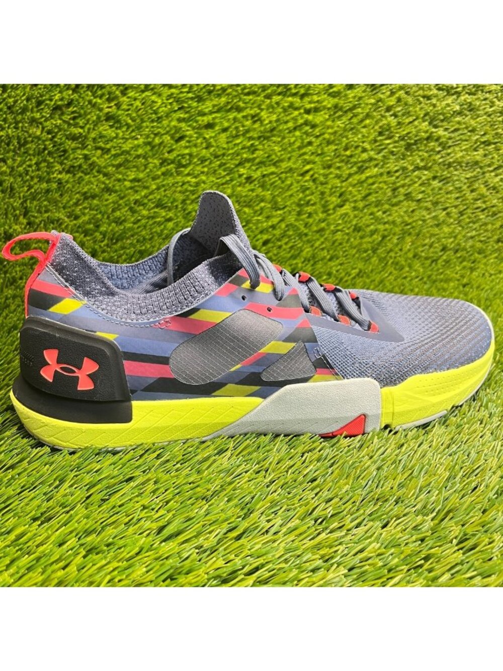 Under Armour TriBase Reign 4 Pro Amp Mens Size 12 Purple Running Shoes Sneakers